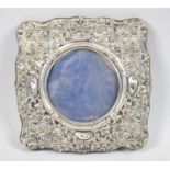 A Silver Mounted Photo Frame, Centre Aperture 9cm Diameter, Chester Hallmark, Missing Rear Easel