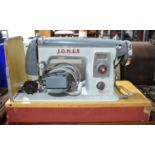 A Vintage Electric Jones Sewing Machine, Untested