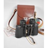 A Pair of Leather Cased Carl Zeiss Jena Jenoptem, 8x30 Binoculars