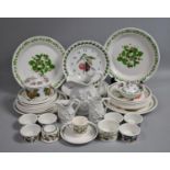 A Collection of Various Portmeirion China to Comprise Two Botanic Garden Large Dinner Plates, Nine