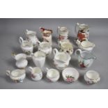 A Collection of Various Ceramic Jug to Include Examples by Coalport, Royal Albert, Mason's etc