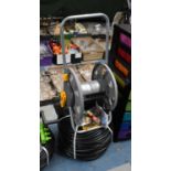 A Collection of New and Unused Garden Irrigation Equipment to Include Hose Pipe, Hose Reel Stand etc