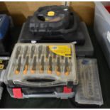 A Collection of Various Tools to Include Screwdriver Sets, Socket Set, Soldering Gun, Electric