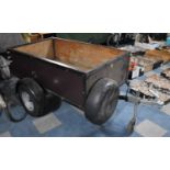 A Car Trailer with Jockey Wheel, Spare Wheel etc, 156x93cm