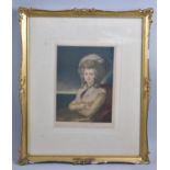 A Framed Limited Proof Portrait of a Maiden, Signed Edmund Wardle