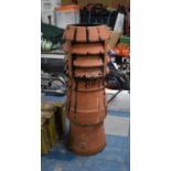 A Large Terracotta Chimney Pot, 87cm High