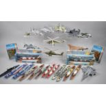 A Collection of Various Diecast Model Aircraft Together with Boxed Matchbox Skybusters and Loose and