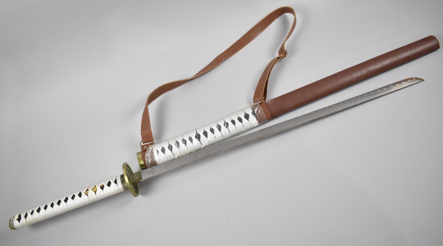 A Reproduction Japanese Katana Sword, 104cm wide