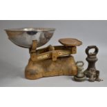 A Set of Avery Vegetable Scales Together with Collection of Bell Weights