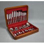 A Mid/Late 20th Century Stainless Steel Canteen of Kings Pattern Cutlery
