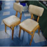 A Pair of 1950's Kitchen Chairs