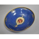 A Royal Worcester Gilt Decorated and Hand Painted Bowl, Shape 2769, the Centre Lozenge Hand