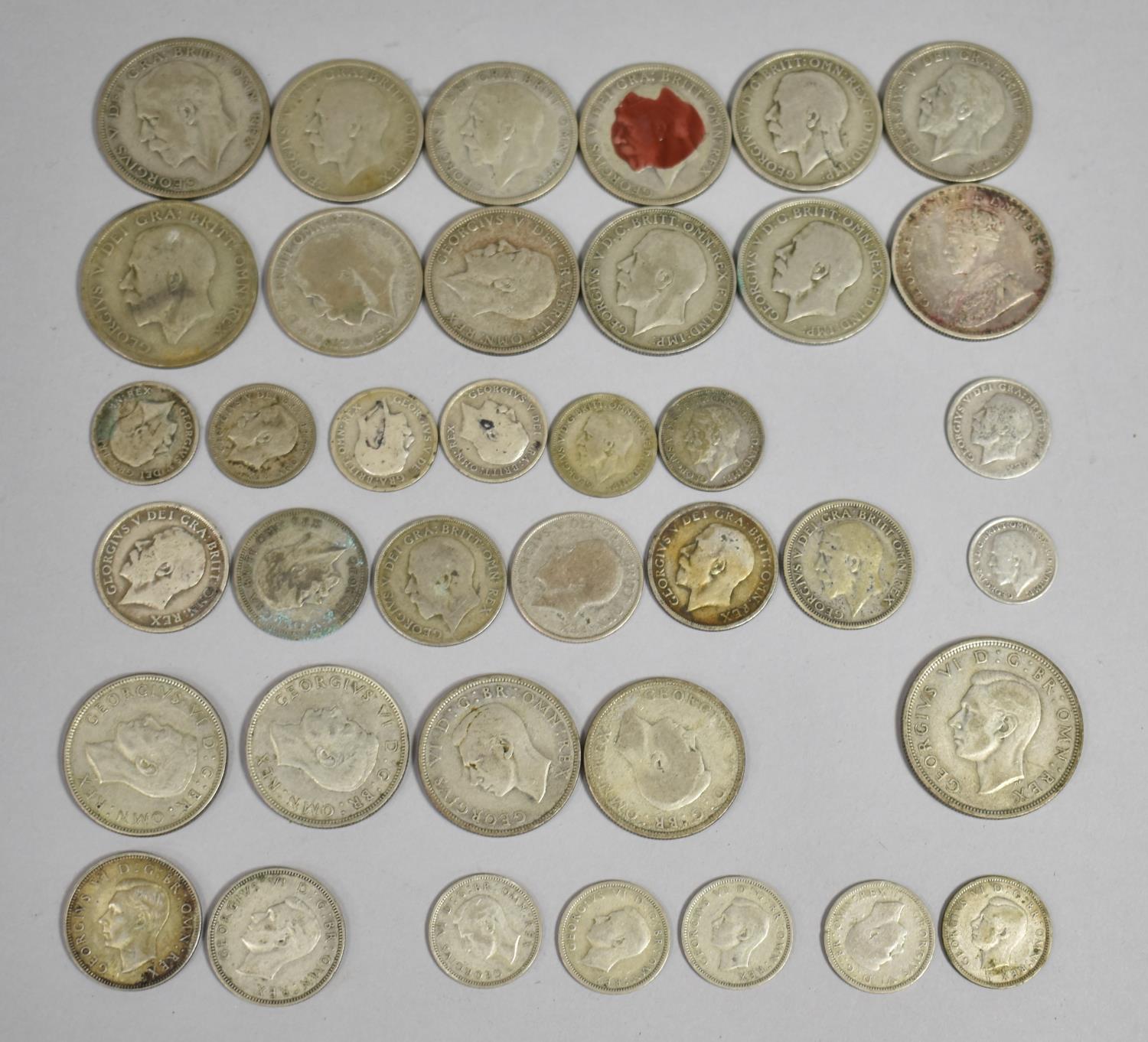 A Collection of George V and George VI British Coinage