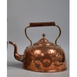 A Late 19th/Early 20th Century Copper Kettle, 20cm high