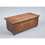 An Mid 20th Century Oak Musical Box by Presenta with Thorens Musical Movement, Invitation to the