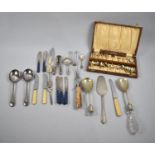 A Collection Silver Plated Cutlery etc