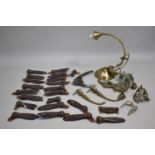 A Collection of Bakelite Stair Clips (Condition Issues) Together with Various Fittings and