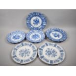 A Collection of Continental Blue and White Wall Plates