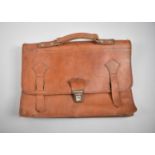 A Vintage Leather Music Satchel