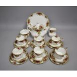 A Royal Albert Old Country Roses Tea Set to Comprise Teapot, Six Cups, Six Saucers, Six Sideplate,