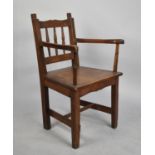 A 19th Century Oak and Elm Armchair