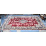 A Fine Persian Hand Made Kirman Carpet, 412x311cm