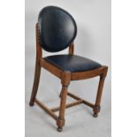 A Single Oak Framed Side Chair