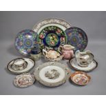 A Collection of Late 19th Century and 20th Century Transfer Printed China to Comprise Chinoiserie