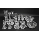 A Collection of Waterford Glass Items to Comprise Vases, Bowls, Jugs, Clock etc