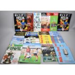 A Collection of Various Football Programmes to Include FA Cup, Milk Cup, Challenge Cup etc