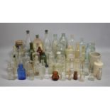 A Collection of Various Collectors Bottles, Chemist Bottles, Stoneware etc