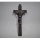 A Bronze Crucifix, 31cm high