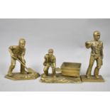 A Collection of Mid 20th Century Brass Studies of Miners