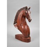 A Resin Study of a Horse, Ears AF, 25cm high