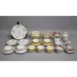 A Collection of Various 19th Century Teawares to Include Part Sets etc, Condition Issues to