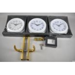 Three Circular Wall Clocks, Door Handle Fitting etc