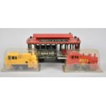 A Musical American Cable Car Model and Two Clockwork OO Gauge Tank Locomotives