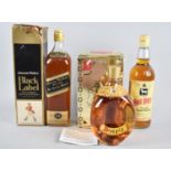 Three Bottles of Blended Scotch Whisky, Dimple with Unwired Bottle (With Paper Information about