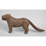 A Late 19th/Early 20th Century Cast Iron Novelty Nutcracker in the Form of a Dog, 30cm Long