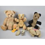 A Collection of Vintage Teddy Bears and Soft Toys, Oriental Soapstone Figures etc