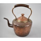 A Late 19th Century Copper Kettle with Replacement Lid, 31cm High