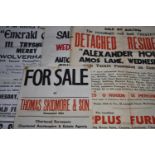 A Collection of Four Auctioneers Posters, Thomas Skidmore and Son, C.1960's
