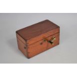 A Late Victorian Mahogany Cased Magneto Electric Shock Machine for Nervous Diseases, 20cm wide,
