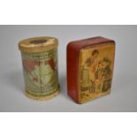 A Novelty Tinplate Money Box Together with a Vintage Fisk Solariscope