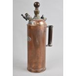 A Vintage Copper Pressurised Sprayer by Tidswell's, Missing Lance, 37cm high