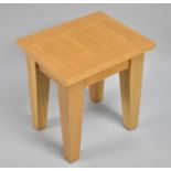 A Modern Square Topped Occasional Table, 33cm wide and 36cm high