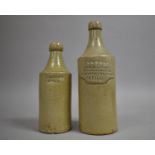 Two 19th Century Brewers Bottles for H & R Hildyard, Brigg and Dawber & Son, Lincoln, (Varying