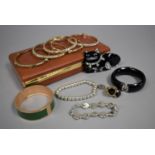 A Collection of Vintage and Modern Costume Jewellery to include a M C Davidian French Hairclip,