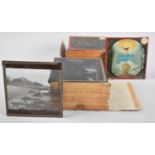Two Sets of Magic Lantern Slides, The Coloured Set of 12 Relating the Story of The Jackdaw of Rheims
