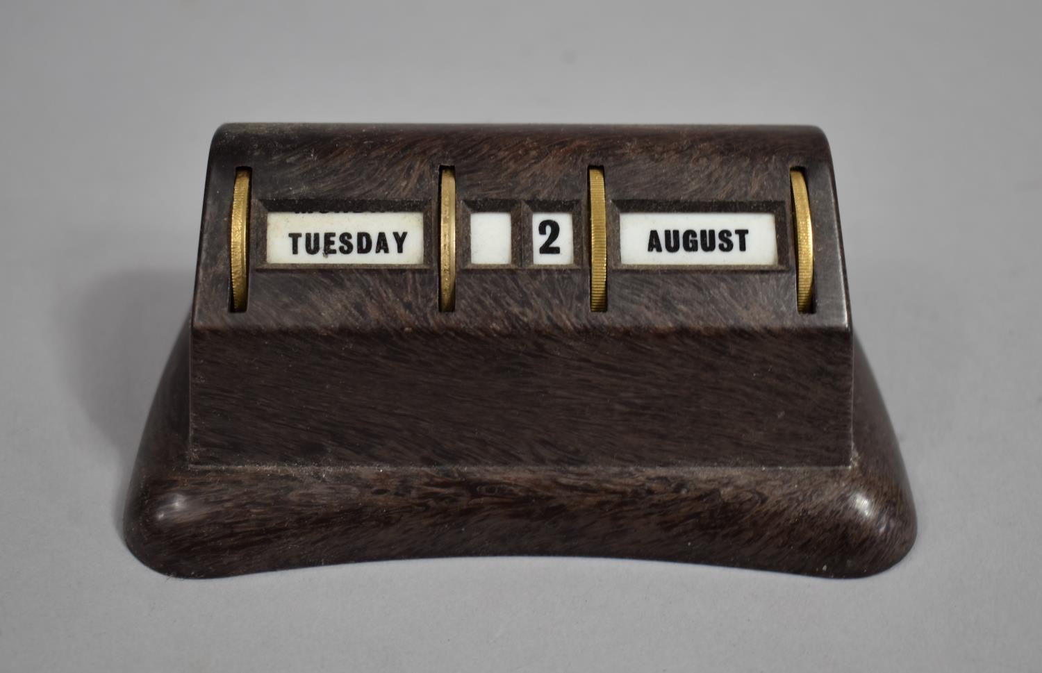 A Vintage Bakelite Desk calendar, 11cms Long - Image 2 of 2